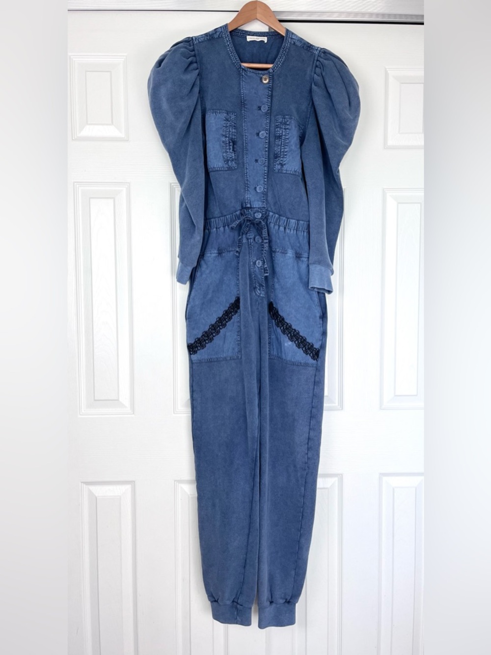 Ulla Johnson Sadie Puff-Sleeve Jumpsuit